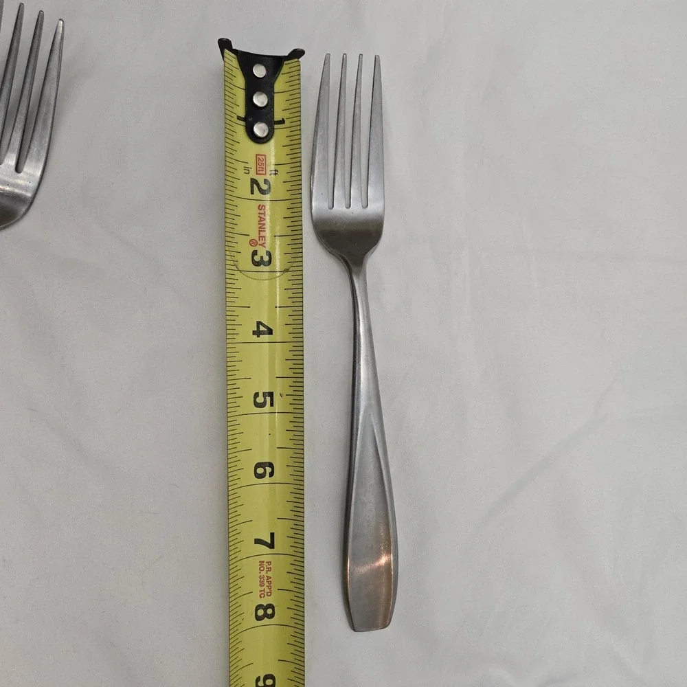 Lot Of 2 (Two) Aspen (Stainless, Satin) by Cambridge Silver GUC Normal Use‎ Wear